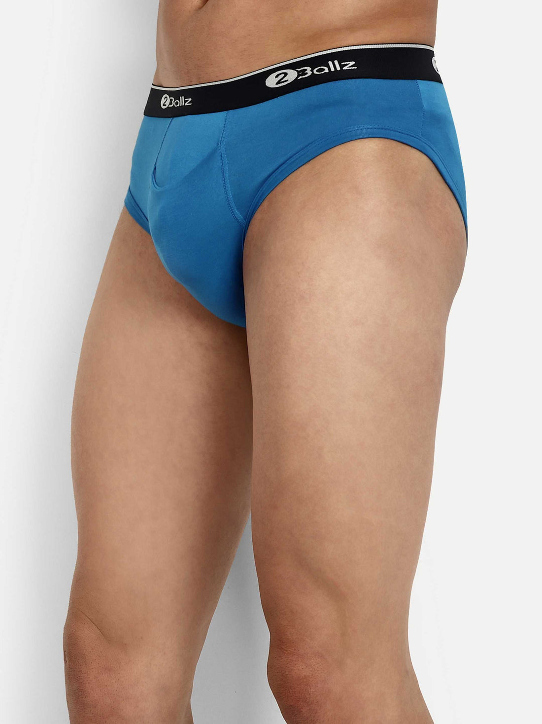 2BALLZ Regular Men's Brief with Horizontal Fly Opening Pack of 2 (Without Pouch)